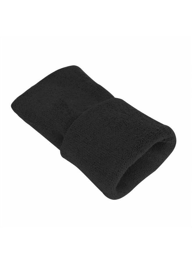 Fakeface - Winter Warm Thicken Knee Brace Knee Warmers Compression Sleeve Support for Women Men, Breathable Thermal Cotton Leg Warmer Knee Pads Protector for Cycling Skiing Arthritis Dance, 1 Pair (Black) - Image 1