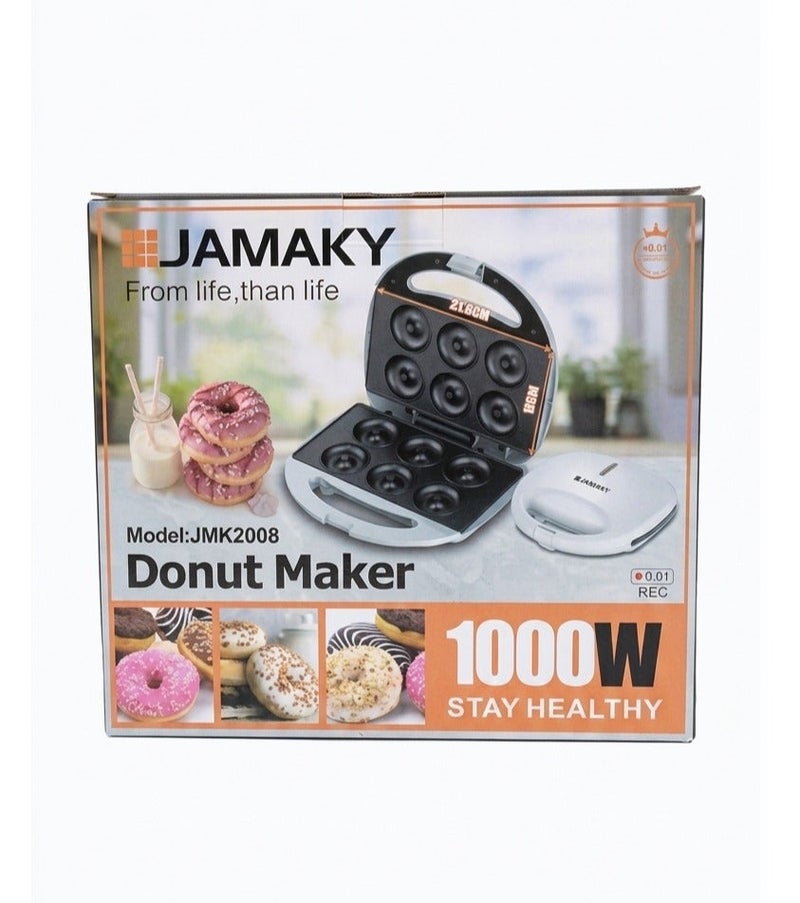 JAMAKY 1000W Donut Maker – Fast Heating for Easy Homemade Delicious Donuts - Image 1