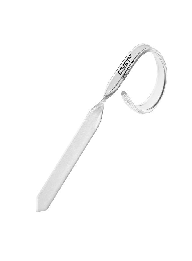 Rubis Twisted Glass Nail File for Shaping and Smoothing Finger and Toenails, 1K700GT, Made in Switzerland - Image 1