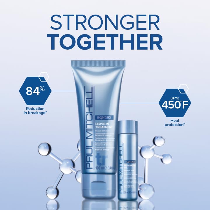 Paul Mitchell Bond Rx Leave-In Treatment, Repairs + Protects, For Chemically Treated + Damaged Hair, 3.4 fl. oz. - Image 2