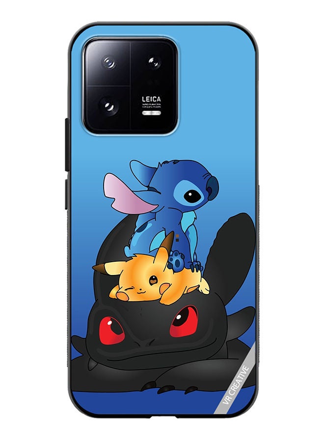 VR CREATIVE Protective Case Cover For Xiaomi 13 Cartoon Mix Design Multicolour - Image 1