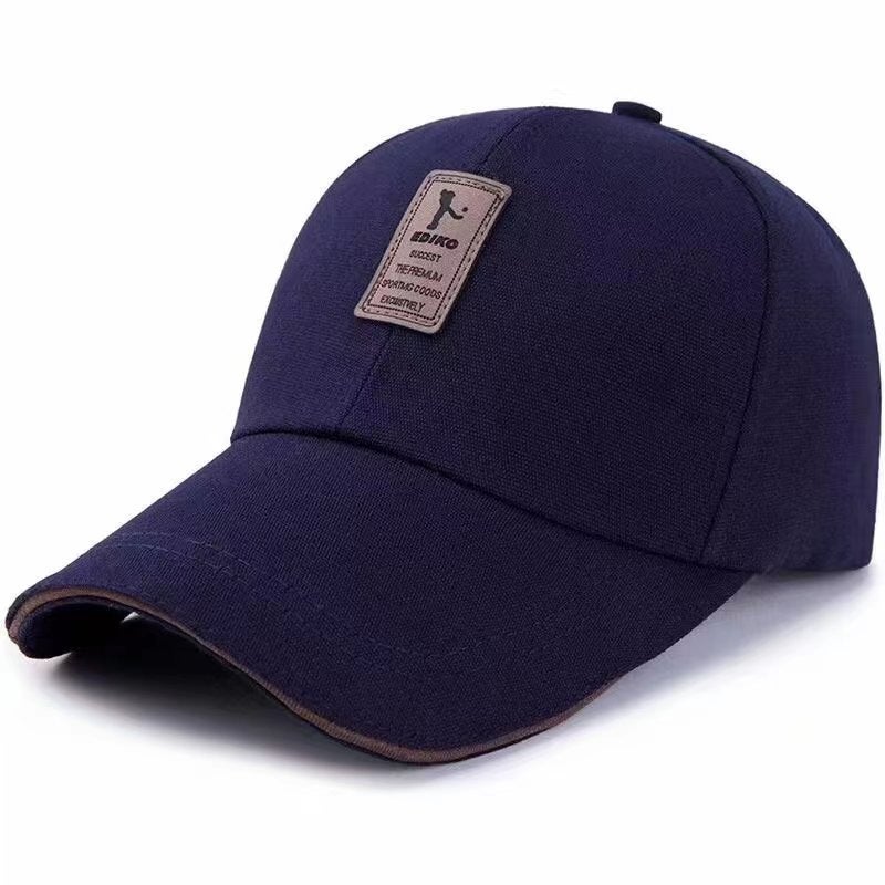 Men's Casual Baseball Cap Cotton Canvas Adjustable Outdoor Sun Hat - Image 4