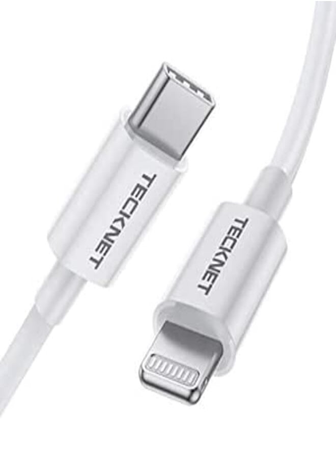 TECKNET TECKNET USB C to Lightning Cable, iPhone 11 Charger [3.3ft Apple MFi Certified] Lightning to USB-C Fast Charging Cable Compatible with iPhone 11/11 Pro/11 Pro Max/XR/XS Max/XS/X/8/8 Plus 