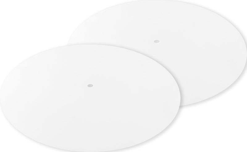GO&SO GOSO 2 PCS Round Lamps Shades Diffuser 11.5" Diameter with 3/8" Center Hole- Lampshade for Table Lamps Pendants Light Lampshade Fits 12-15" Openings Frosted Frosted White Acrylic Drum Diffuser Shades - Image 1