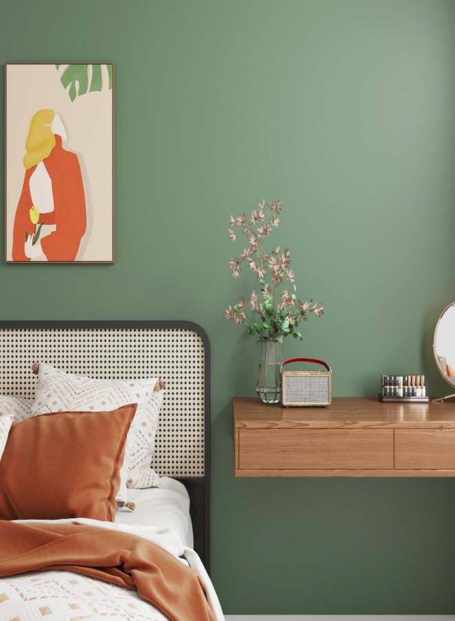 VaryPaper 15.7" x 315" Matte Light Sage Green Peel and Stick Wallpaper Solid Color Green Contact Paper for Walls Removable Waterproof Green Wallpaper Self Adhesive Vinyl Wall Paper for Bedroom Kitchen - Image 4