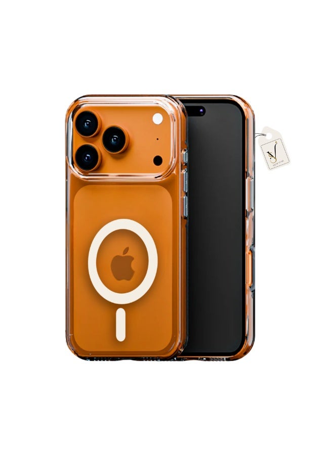 VIEW STAR Viewstar Ultra-Slim Clear Magnetic Case for iPhone 17 Pro – Shockproof Transparent Cover with Strong Magnetic Ring, Anti-Yellow Back, Raised Camera Protection & Precision Cutouts - Image 1