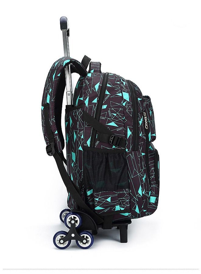  CityRiya-Long حقائب ظهر للأولاد حقائب أطفال بعجلات حقائب أطفال ترولي حقائب مدرسية حقيبة بعجلات حقيبة كتب متينة للأولاد والبنات والطلاب - Image 3