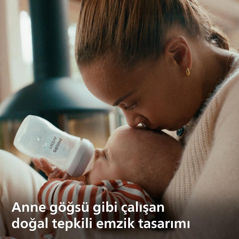 Avent Quick available purchase options Philips Natural Response 330ML, Baby Feeding Bottle BPA Free Plastic, 3 Months+ Classic modern blend design - Image 5