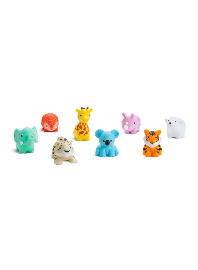 Munchkin Pack Of 8 Wild Love Squirters Bath Toys