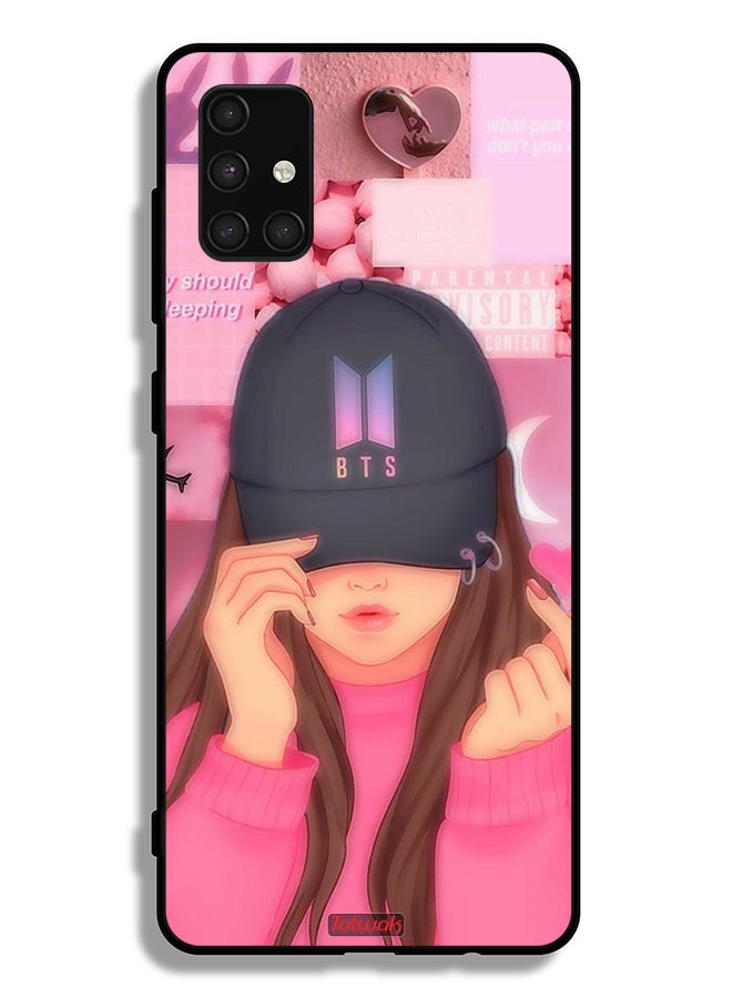 Tolwak Samsung Galaxy A71 4G Protective Case Cover Cap Girl Snap - Image 1