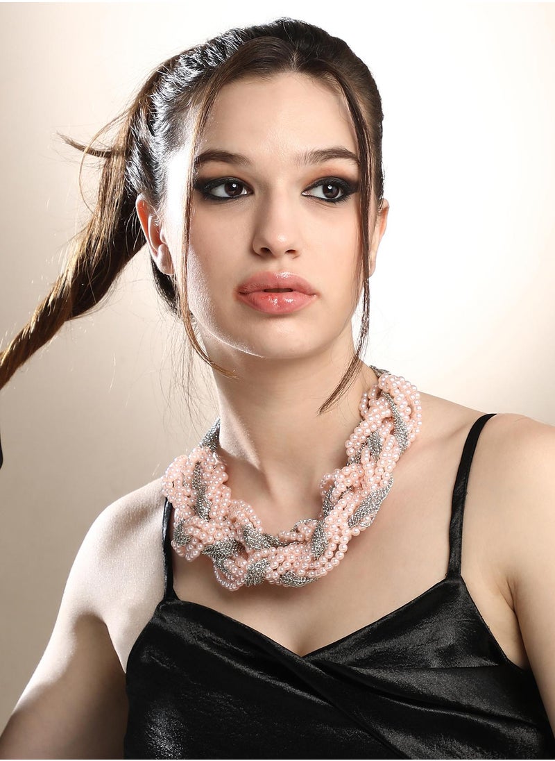سوهي Women's The Braided-Bead Statement Necklace  - Image 3