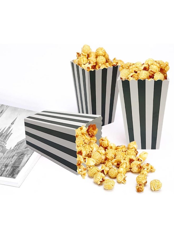 DUNISO 36 Pcs Popcorn Boxes，Disposable Leak-Free, Easy Assembly, Stackable Paper Popcorn Cups, ,Cardboard Popcorn Container for Popcorn, Chips, Candy ﻿ - Image 4