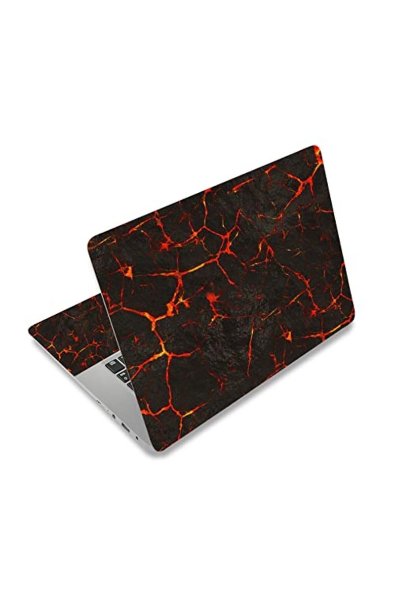HAPLIVES Fire Rock Laptop Skin Sticker - Image 2