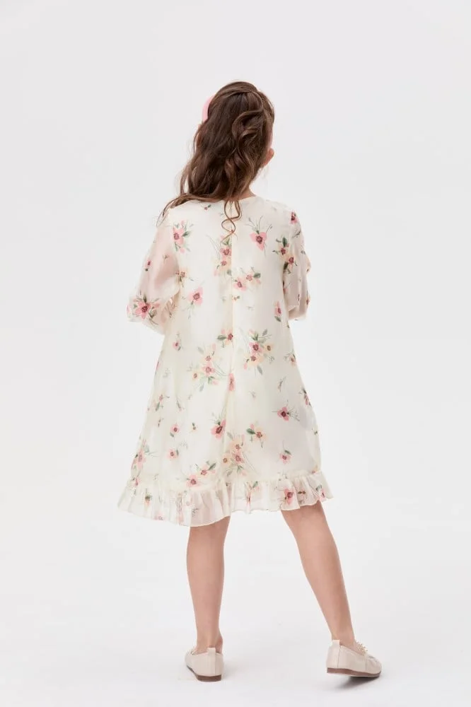 Tenda Floral Ruffle Dress