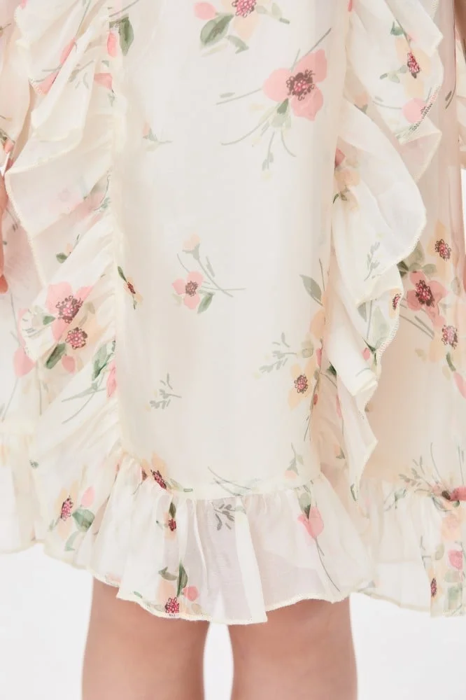 Tenda Floral Ruffle Dress
