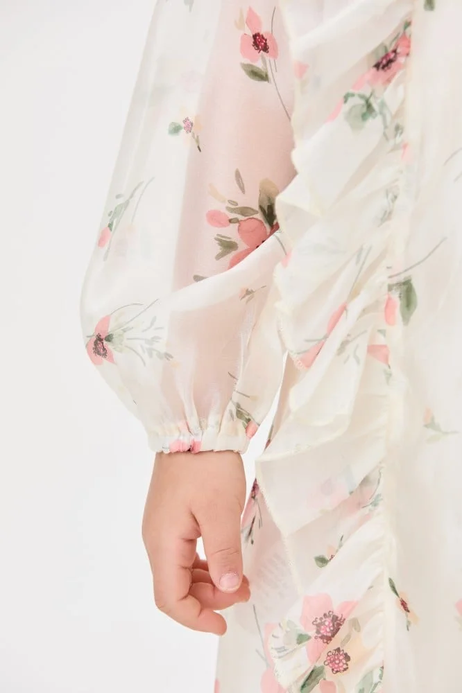 Tenda Floral Ruffle Dress