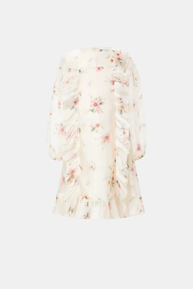 Tenda Floral Ruffle Dress