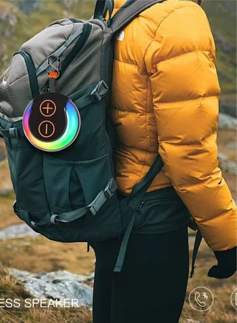 Haino Teko S-40 Portable Wireless Bluetooth Speaker with HiFi Sound Quality, Button Control, and RGB Lighting – Compact Design, Long Battery Life, Perfect for Outdoor & Indoor Use, Green - Image 3