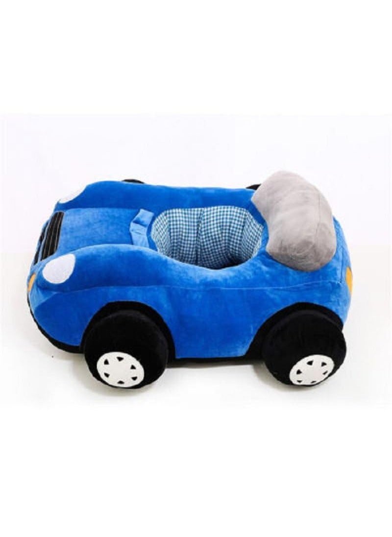 THE MODERN TREND THE MODERN TREND Splendid Blue Car Sofa for boy Birthday Gift Sofa Cushion Big car Shape Chair Siting Stool for Kids Minicooper Car Soft Toys Gadi 25Feet  - Image 4