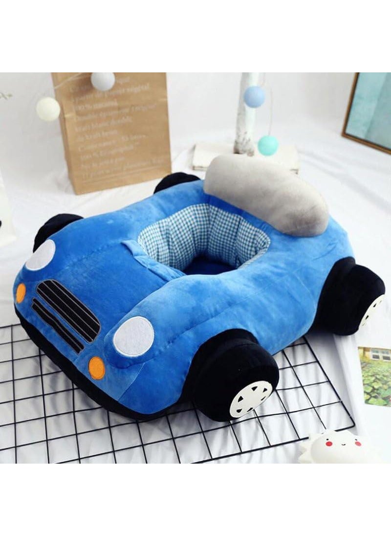 THE MODERN TREND THE MODERN TREND Splendid Blue Car Sofa for boy Birthday Gift Sofa Cushion Big car Shape Chair Siting Stool for Kids Minicooper Car Soft Toys Gadi 25Feet  - Image 2