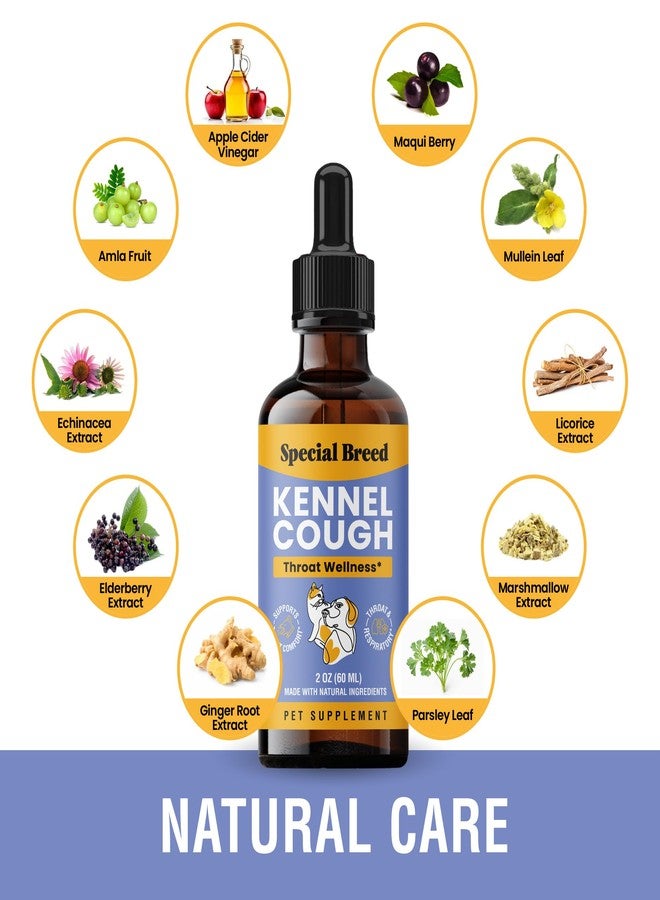 Special Breed Cough Support for Dogs & Cats, Dry and Wet, Respiratory & Cold, Made in USA, 2oz - Image 2