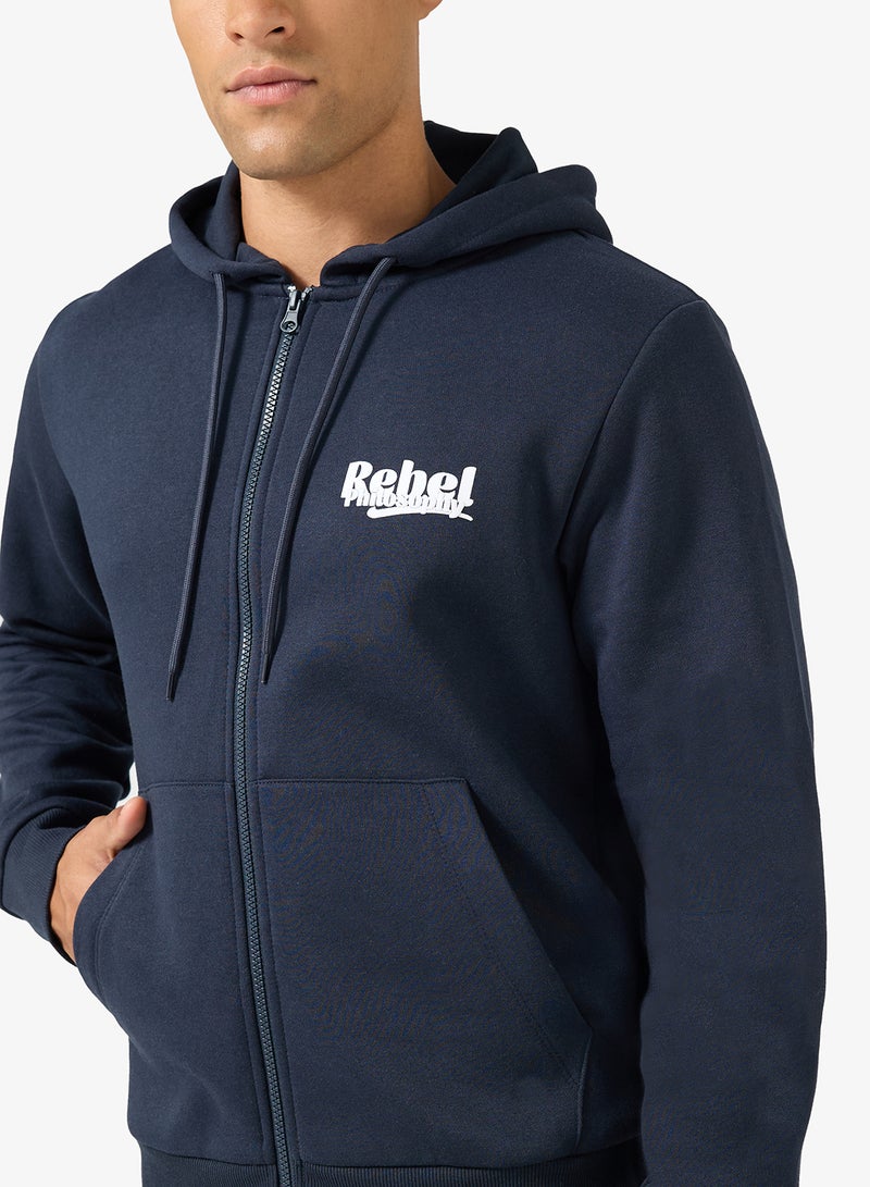 ج ج ريبل سترة بغطاء رأس بسحاب بريكيم - Image 3