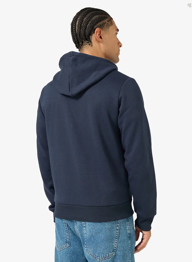 JJ Rebel Casual Regular Fit Zip Through Hoodie