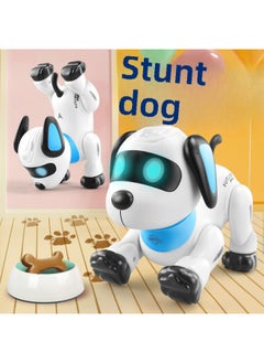 ماركة غير محددة Le Neng K47 جهاز ذكي للتحكم عن بعد Chai Dog Stunt التعليم المبكر للكلاب الرقص برمجة استشعار اللمس للأطفال كلب كهربائي أليف اللون: K21 برمجة حيلة جرو  - Image 1