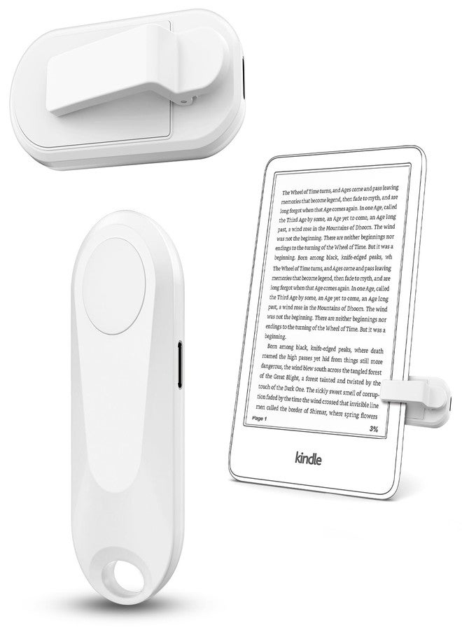 DATAFY Remote Control Page Turner for Kindle Paperwhite Oasis Kobo eReaders, Camera Camcorder Remote Controls, Page Turner Clicker for ipad Tablets Reading Novels with Wrist Strap Storage Bag - Image 1