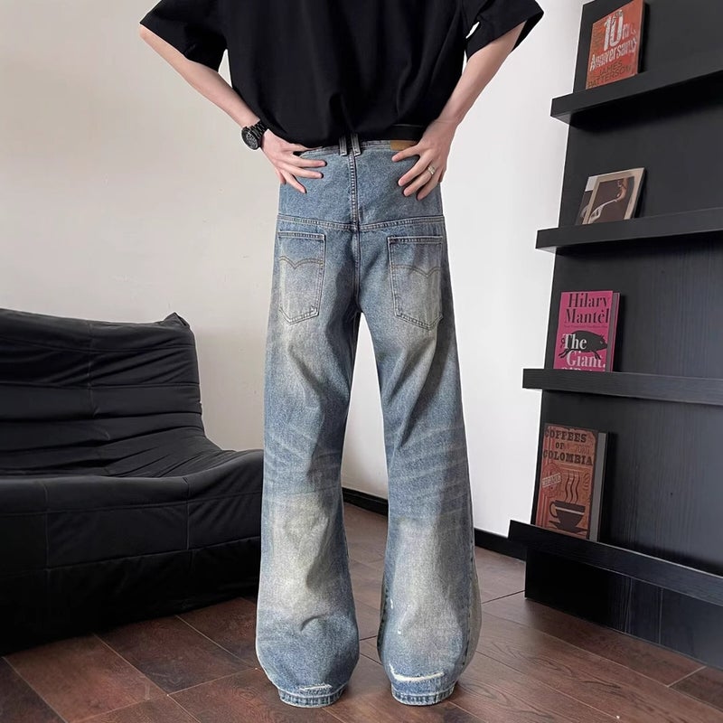 Unisex Casual Daily Denim Jeans - Image 4