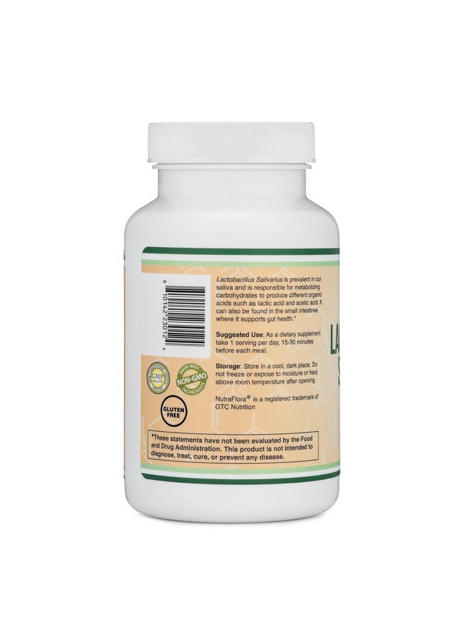 Double Wood Supplements - Lactobacillus Salivarius Oral Probiotics - Vanilla Tablets for Dental Health, Teeth, and Gums - Extreme Bad Breath Treatment for Adults (120 Count, 2 Billion CFUs per 20mg Tablet) by Double Wood - Image 1