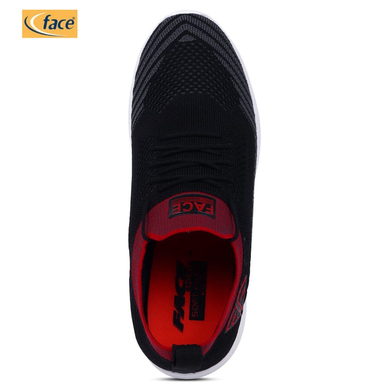 Face Black Sneakers for Men - Image 5