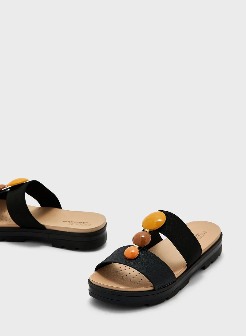 MODARE Multi Strap Flat Sandals