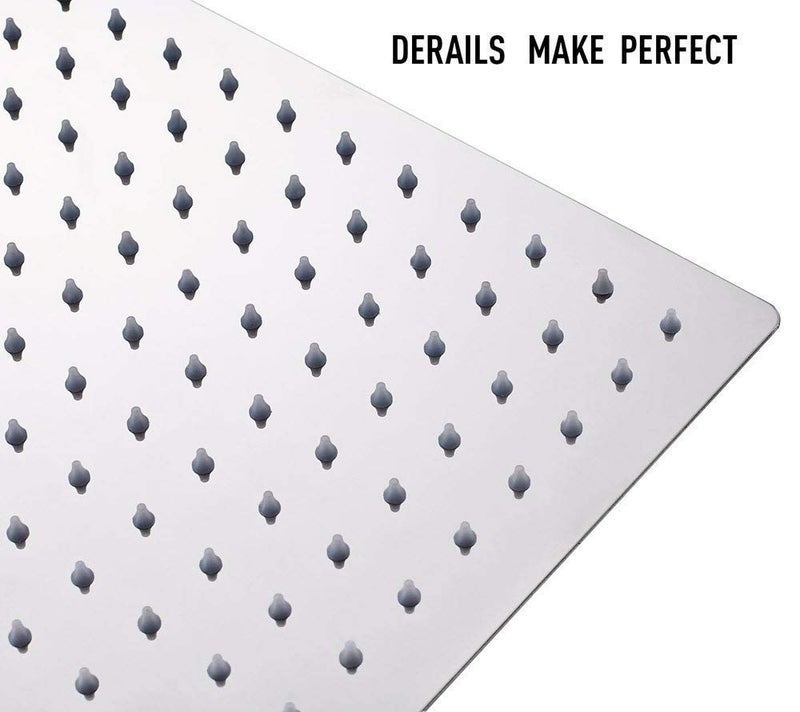 ANMEX ANMEX 304 Stainless Steel Premium Square Overhead Shower Head 10 INCHES - Image 2