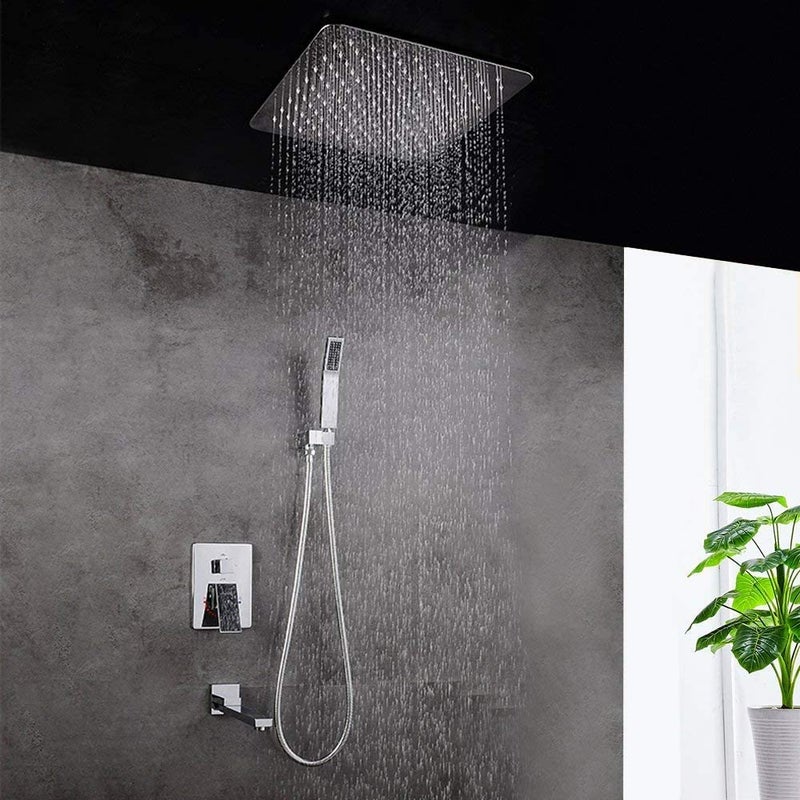 ANMEX ANMEX 304 Stainless Steel Premium Square Overhead Shower Head 10 INCHES - Image 5