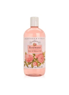Crabtree & Evelyn Crabtree & Evelyn Bath and Shower Gel, Rosewater, 16.9 Fl Oz 