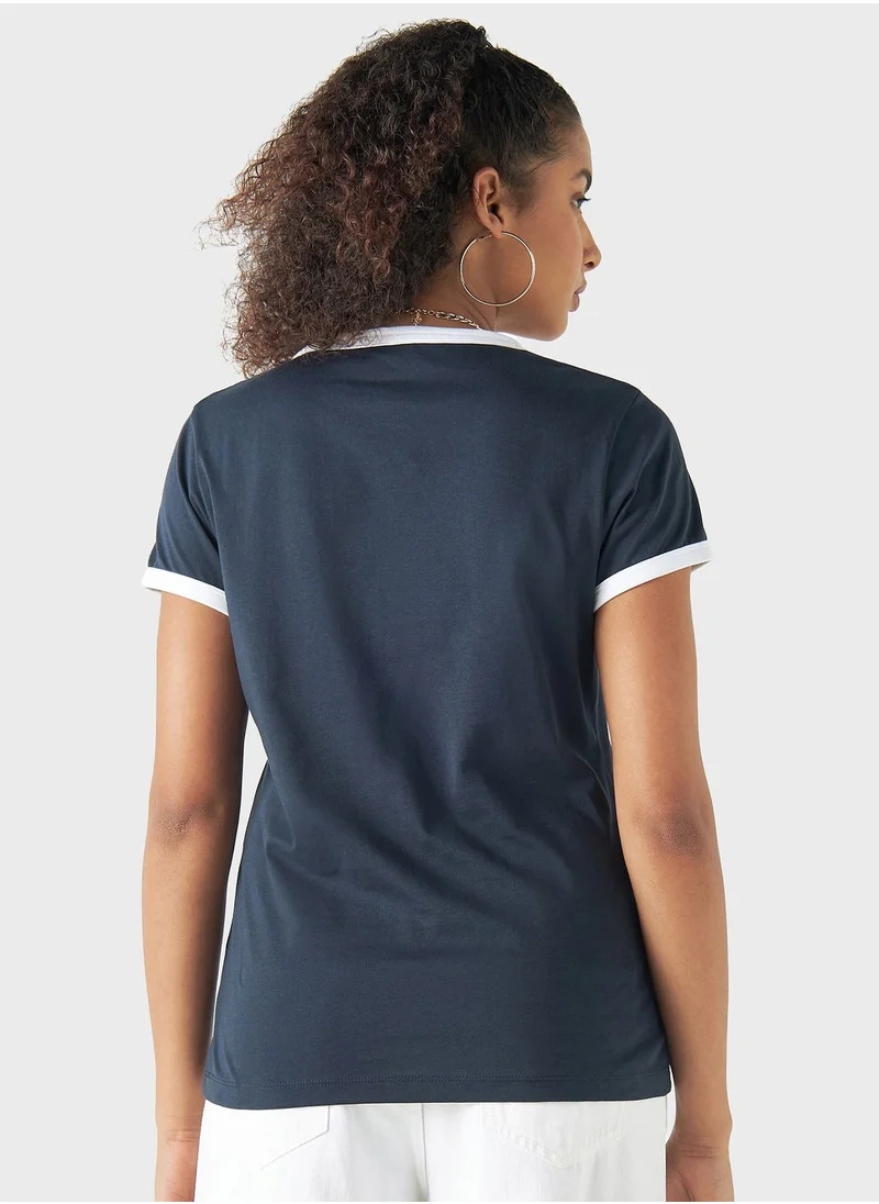 لي كوبر Crew Neck Graphic T-Shirt