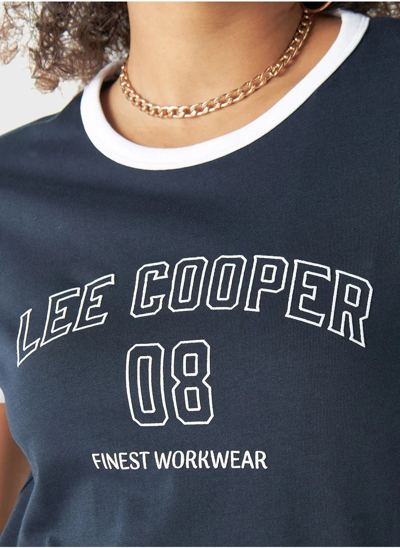 لي كوبر Crew Neck Graphic T-Shirt