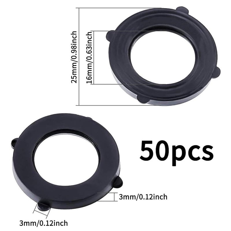 50Pcs Heavy Duty Garden Hose Water Faucet Washers Silicone Rubber Seals Leak Proof Gasket O Ring - Image 4