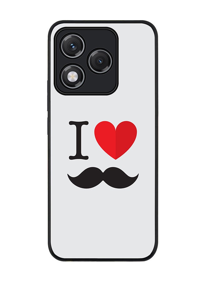 Stylizedd For Honor 400 Lite Case,Slim fit Camera Protection, Shockproof Thin Phone cover  - I Love Moustashe