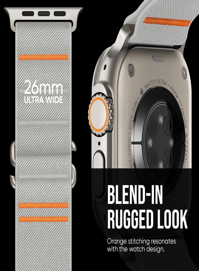 Suitisbest سوتيسبيست 2 حزمة أحزمة رياضية قابلة للتمدد متوافقة مع ساعة آبل الترا 49 مم 46 مم 45 مم 44 مم 42 مم للرجال، حزام حلقة رياضية مرنة لسلسلة آي ووتش 11 10 9 8 7 6 5 4 3 2 1، SE 3 2 1، الترا 3 2 1 - Image 2