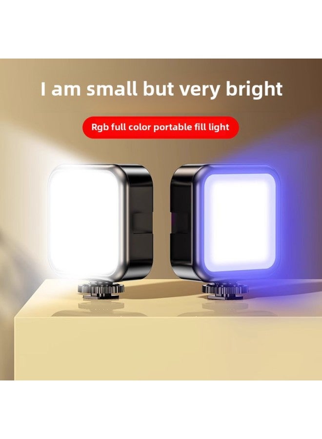 Mobile Phone Live Photography Photography Atmosphere Light Mini Led Light Desktop Beauty Three-color Atmosphere Full Color RGB Pocket Light-Light Source Color:【high-end Version Of Pocket Lamp】 (Upgr - Image 2