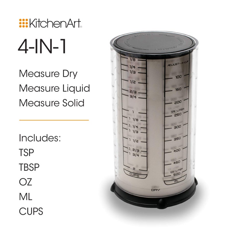KitchenArt Pro 2 Cup Adjust-A-Cup, Satin - Image 4