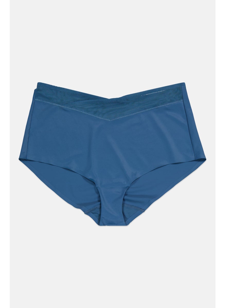 TRIUMPH - Women High Waist Plain Panty, Slate Blue - Image 1