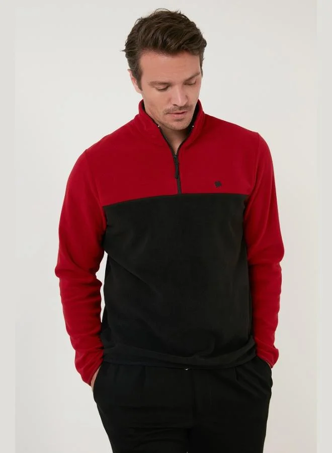 Buratti  Buratti Regular Fit Anti-Pilling Non-Pilling Standing Collar Winter Raised Polar Fleece Men's POLAR 5906016 for Men | Best Price UAE