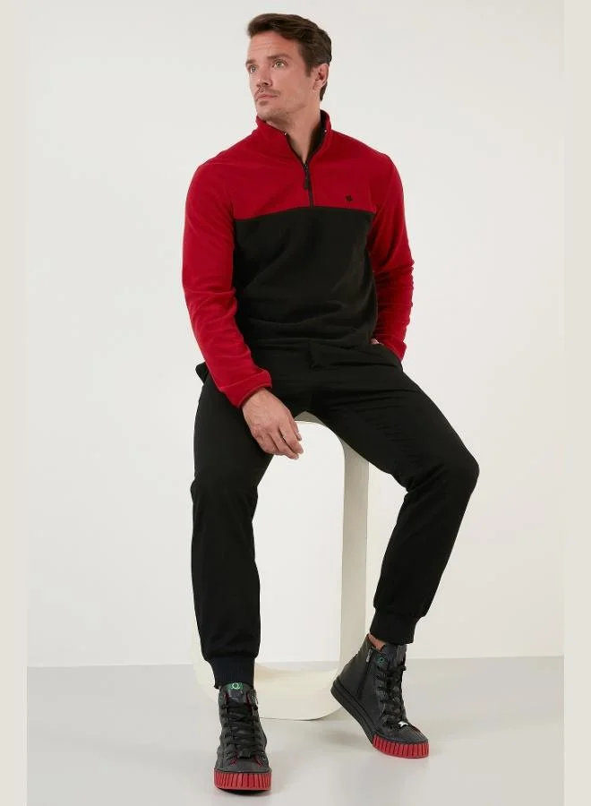 Buratti  Buratti Regular Fit Anti-Pilling Non-Pilling Standing Collar Winter Raised Polar Fleece Men's POLAR 5906016 for Men | Best Price UAE