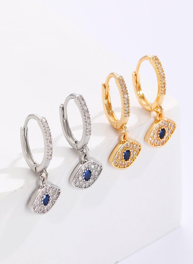 carl vinson® Zircon Earrings for Women Simple Fashion Ear Studs - Image 3
