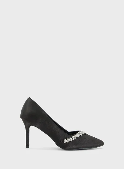 ELLA Diamante Heeled Pump