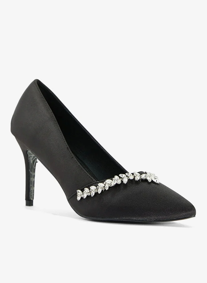 ELLA Diamante Heeled Pump