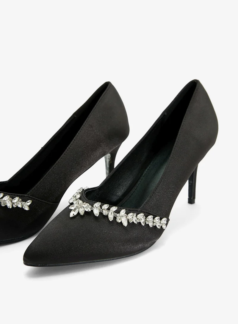 ELLA Diamante Heeled Pump